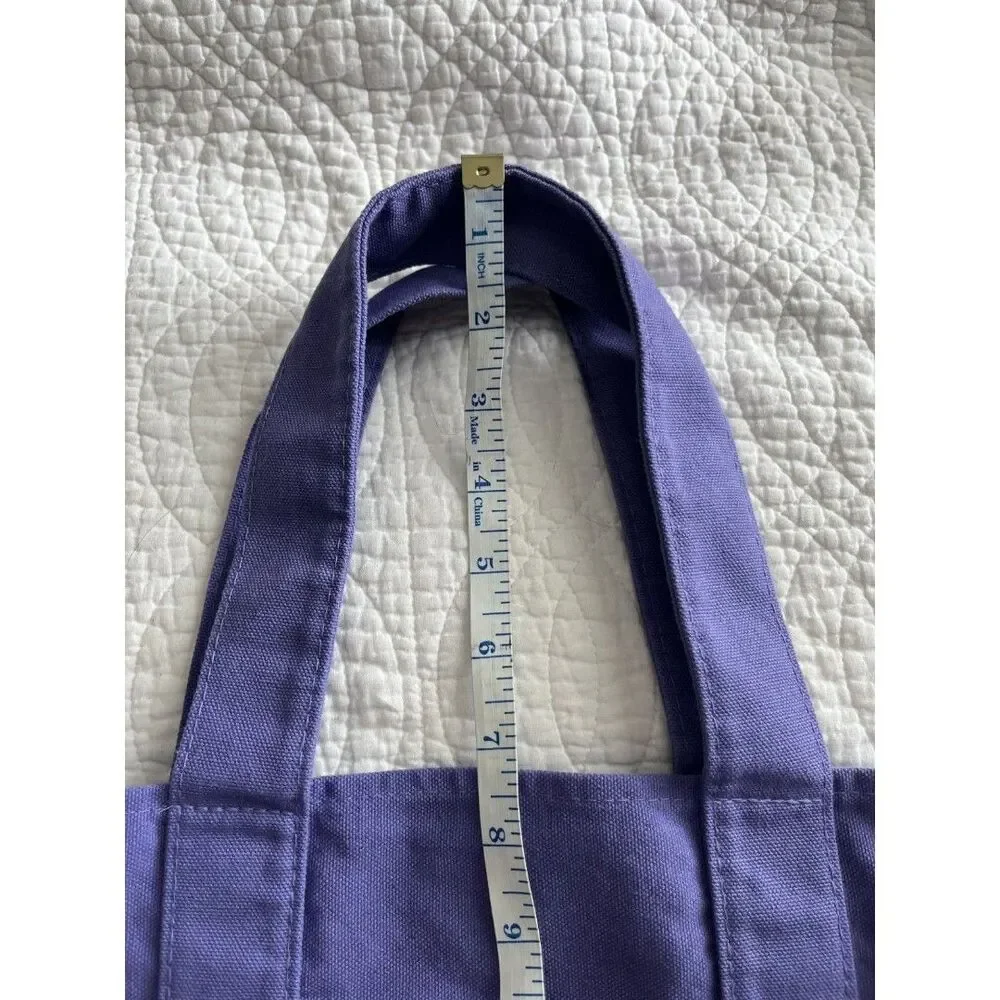 Trader Joe's Canvas Mini Tote Bag Purple 2025 Halloween Limited Edition Rare